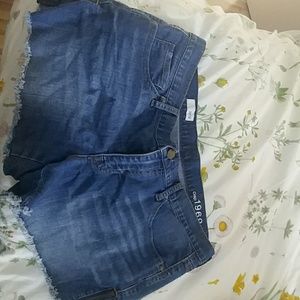 Perfect Gap cutoff shorts.