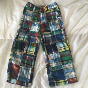 Gap Madras Plaid Pants 3t