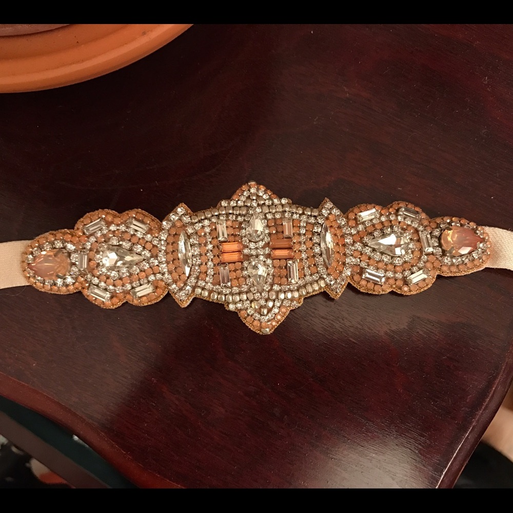 Anthropologie rhinestone belt