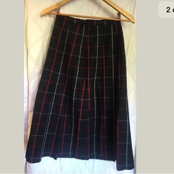 Vintage Burberry High waisted A line skirt - Picture 1 of 4