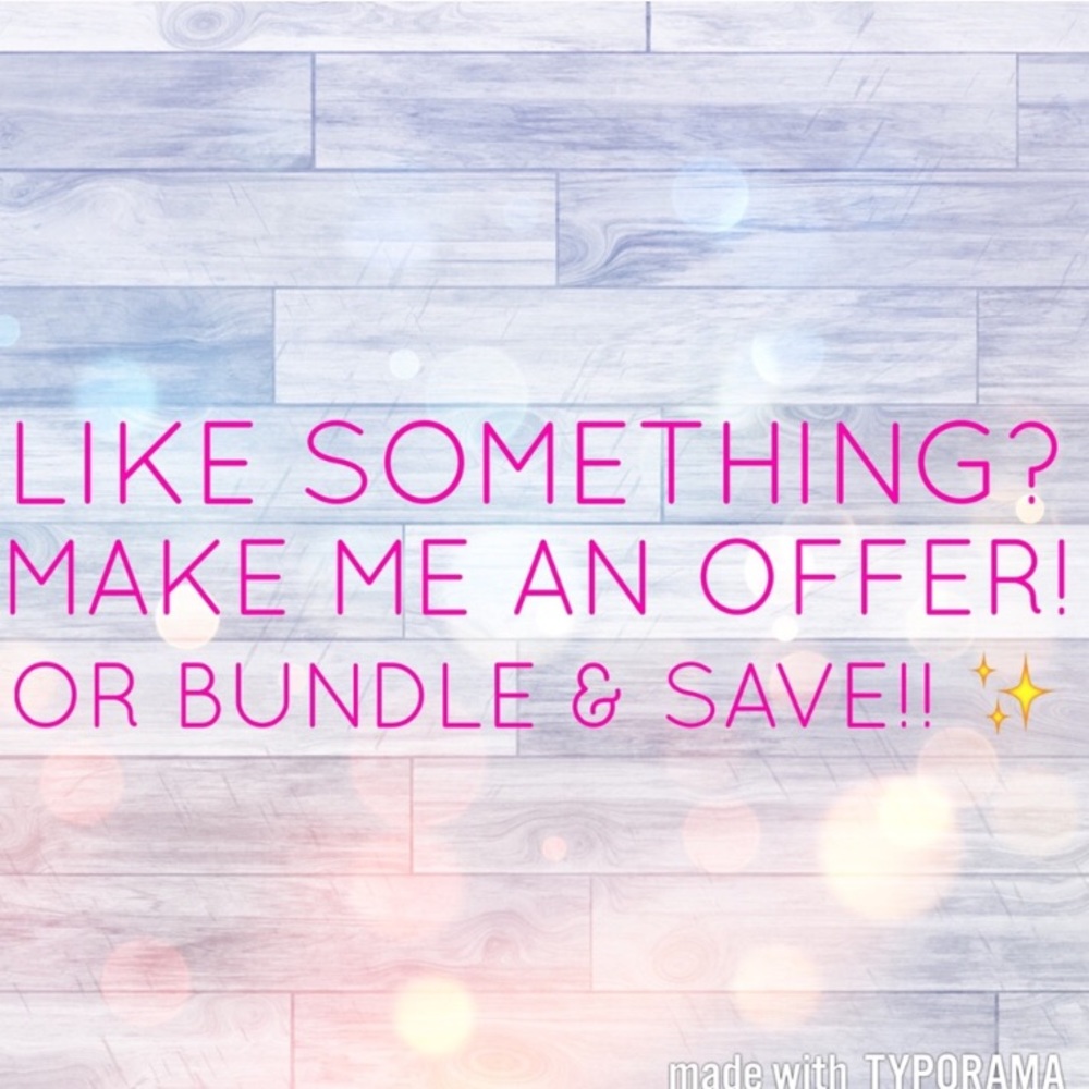 Make an offer or bundle and save!!😄😄😄