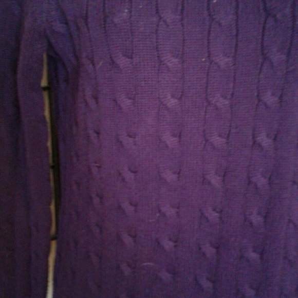 Lauren purple cotton sweater 💜 - Picture 2 of 4