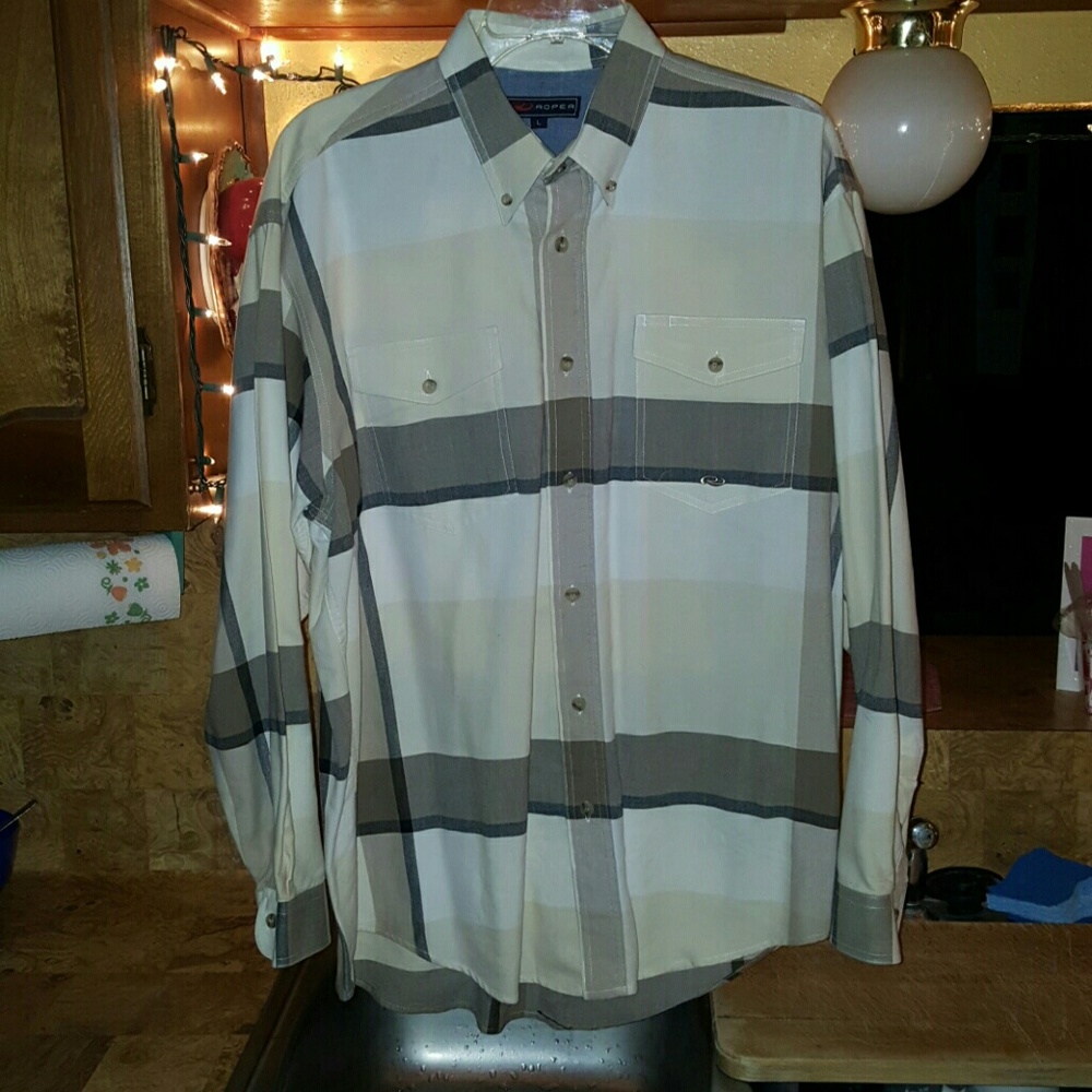 Western style Roper long sleeve Shirt