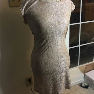 Gold shimmer dress!!