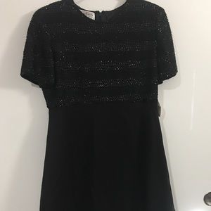 Talbots black party dress