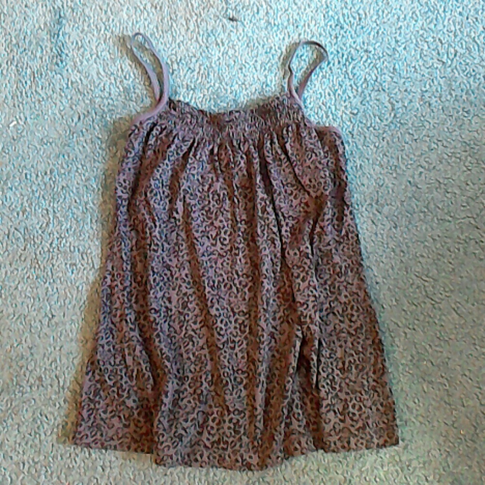 Flowy cheetah print tank top