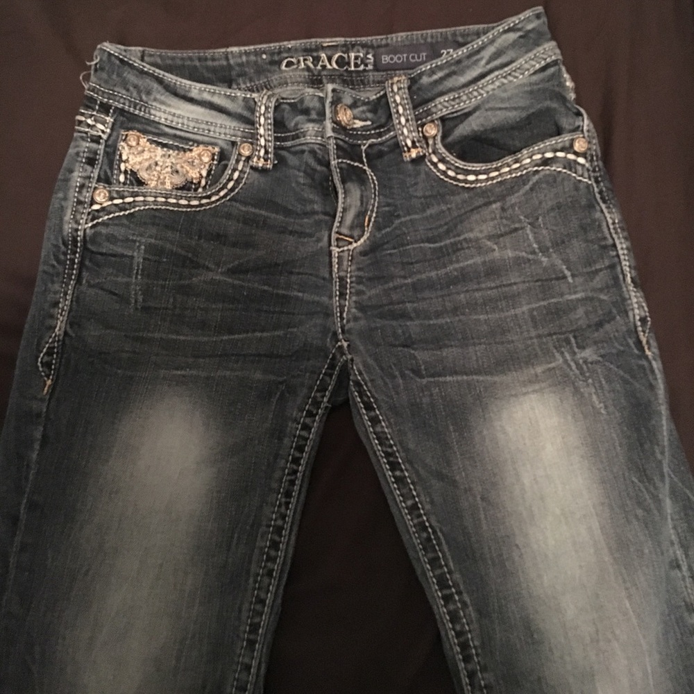 Grace in LA boot cut jeans