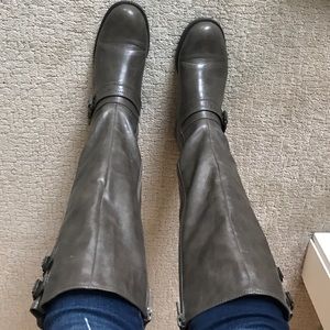 Leather boots