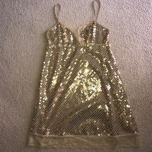 ✨Gold Sequin Dress✨