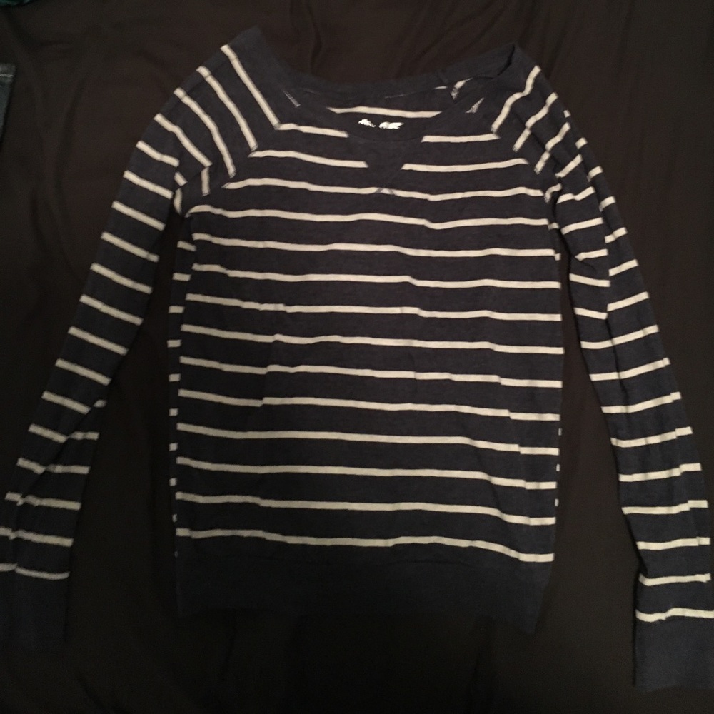 Blue & white stripped shirt