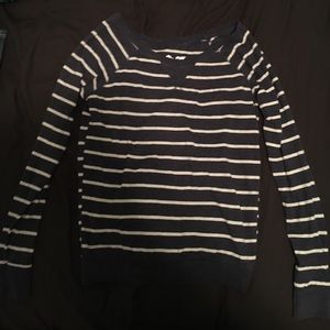 Blue & white stripped shirt