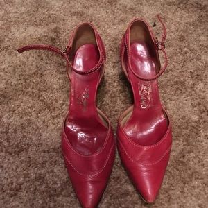 Salvatore Ferragamo Leather Vintage Shoes size 8