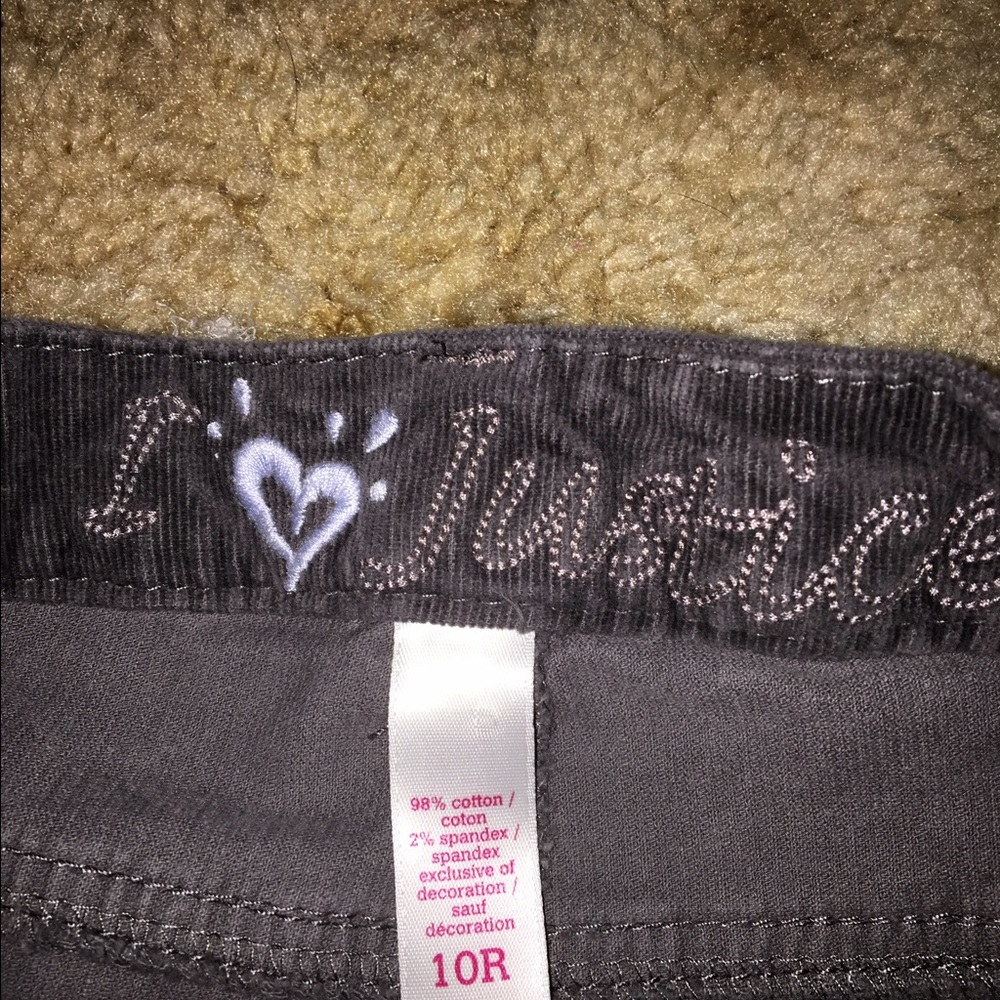 Girls Size 10R justice jeans