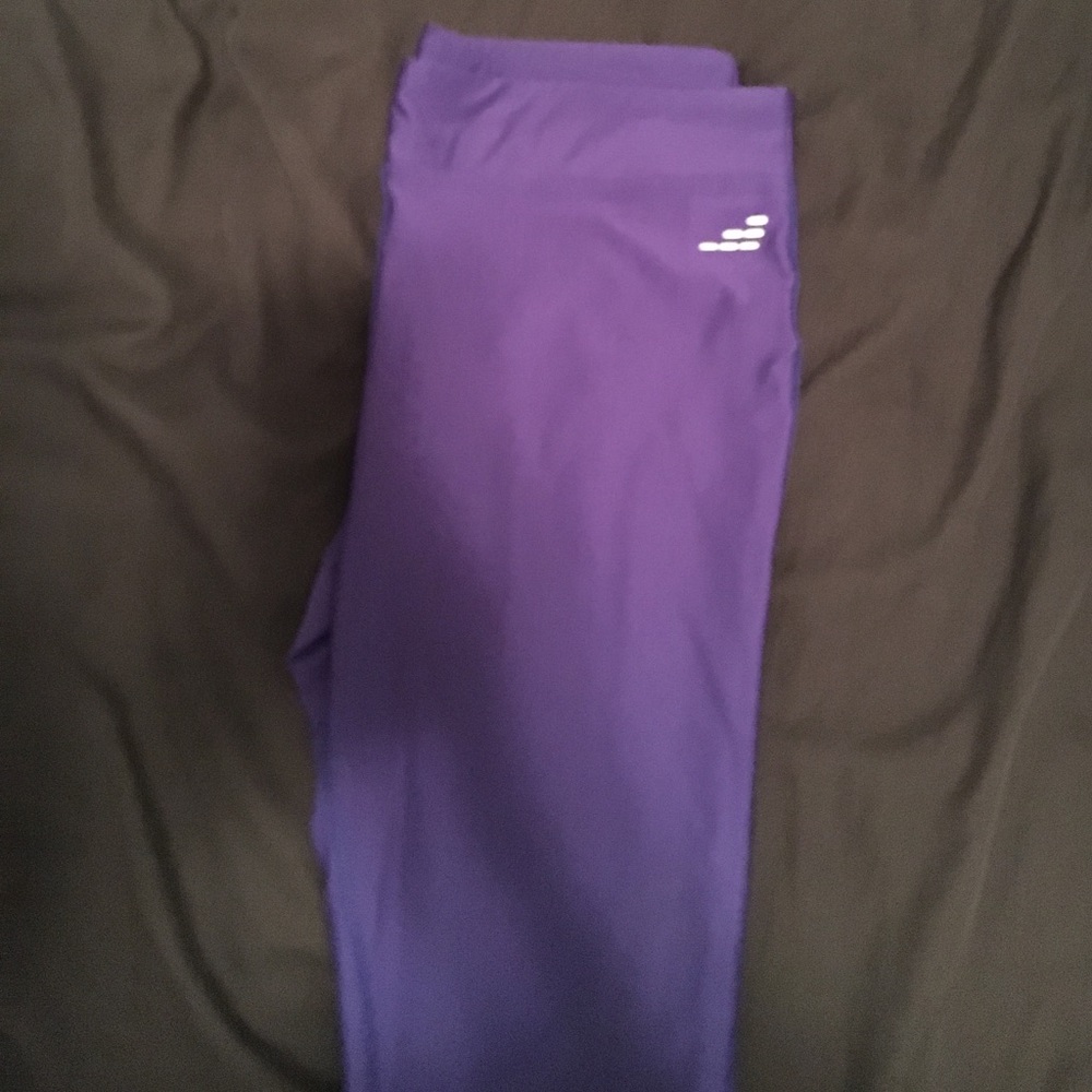 Purple running tights