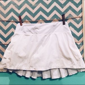 Ivivva White Tennis/Golf Athletic Skirt