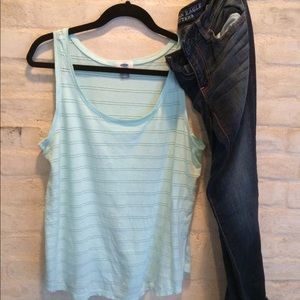 Old Navy Tank with Cut-Outs