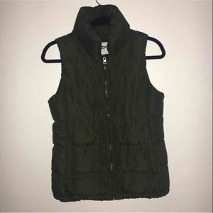 Army Green Puffer Vest