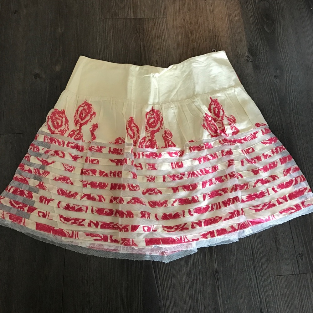 Free People Floral Skirt