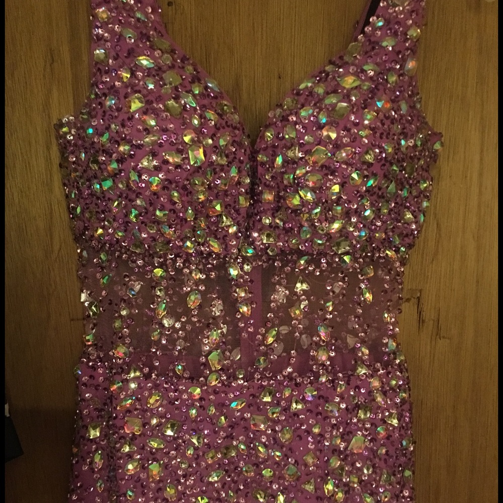 Lilac colored dress