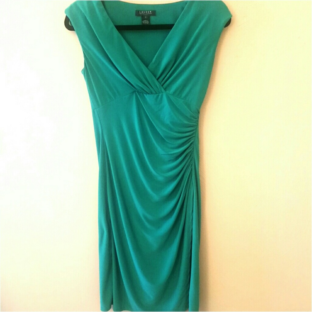 Ralph Lauren Green Cocktail Dress