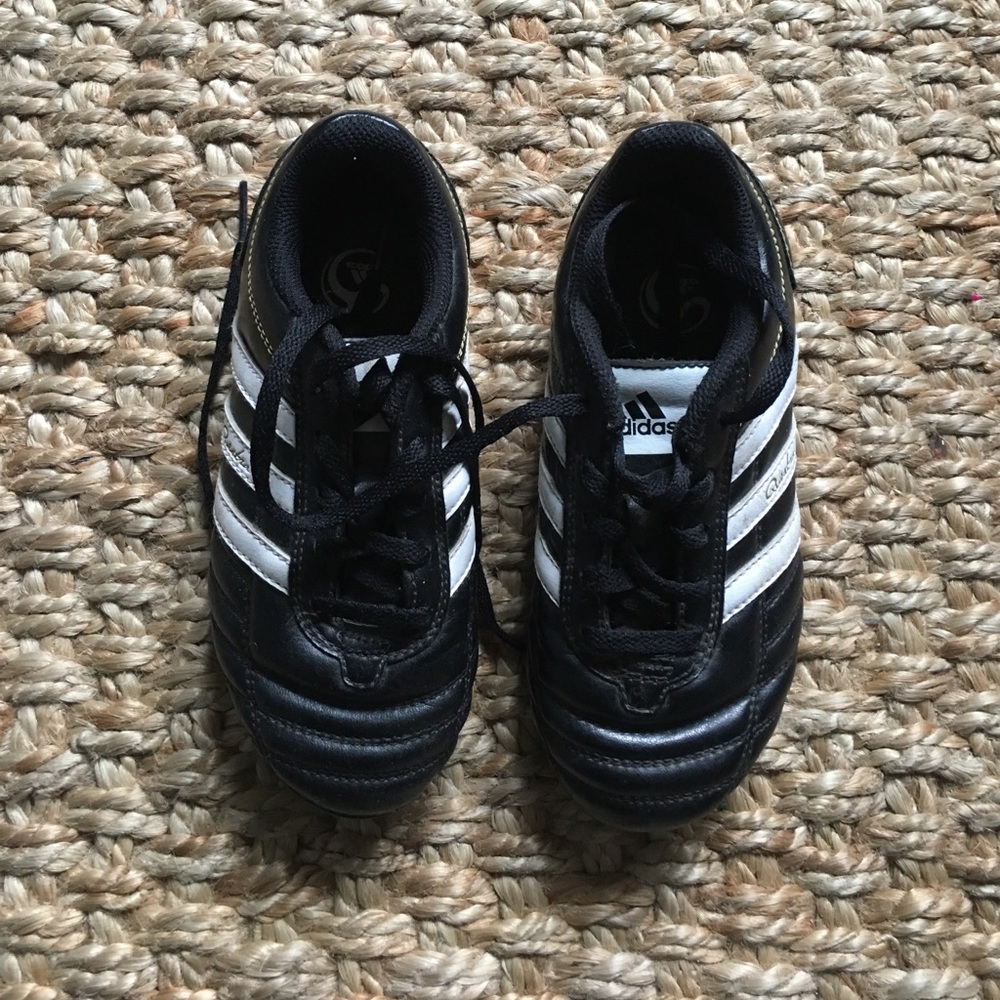 Black Adidas boys cleats