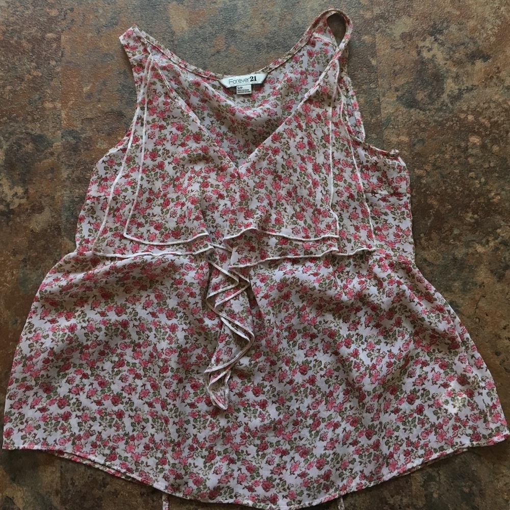 Floral tank top