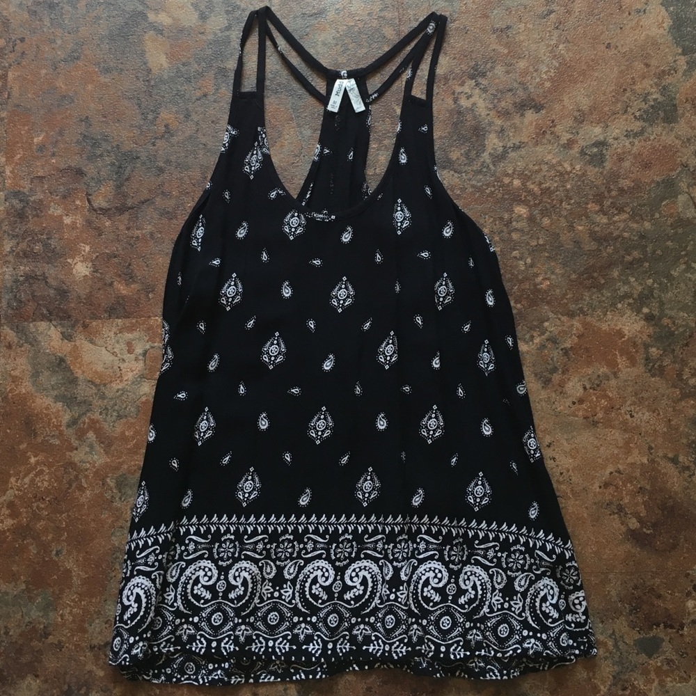 Black tank top