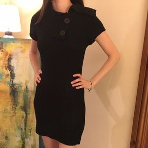 Pink Rose Sweater Dress