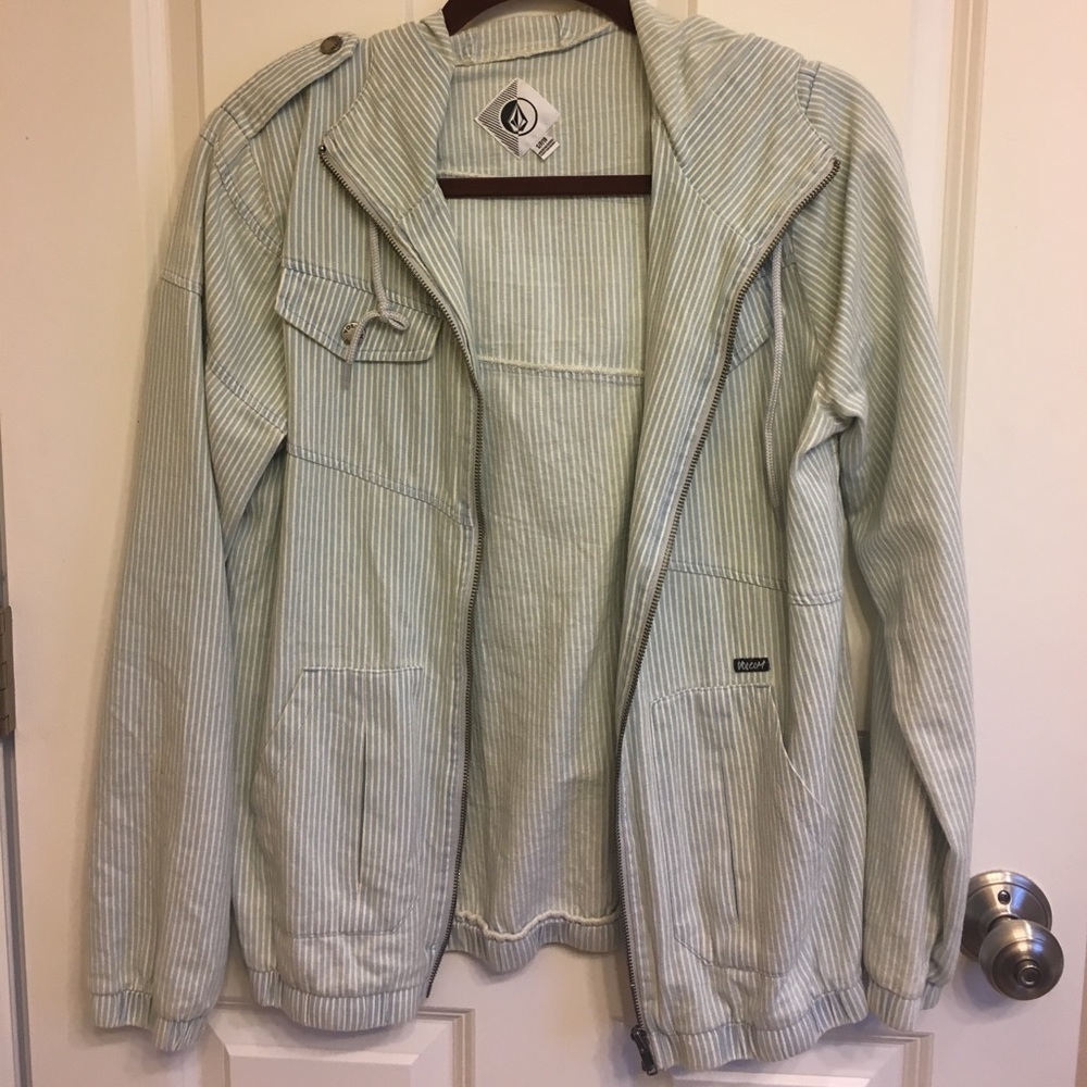 Volcom pinstripe jacket