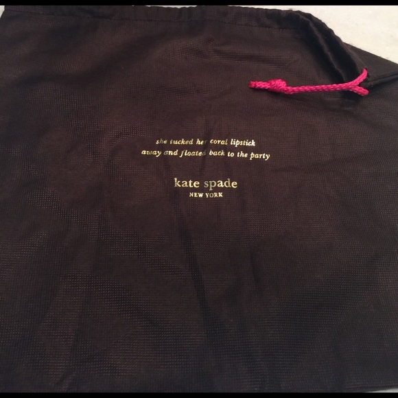 kate spade purse dust bag