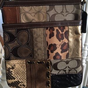 Brown Coach Crossbody purse