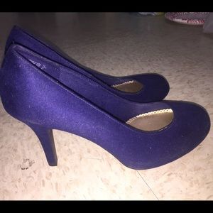 Blue shoes