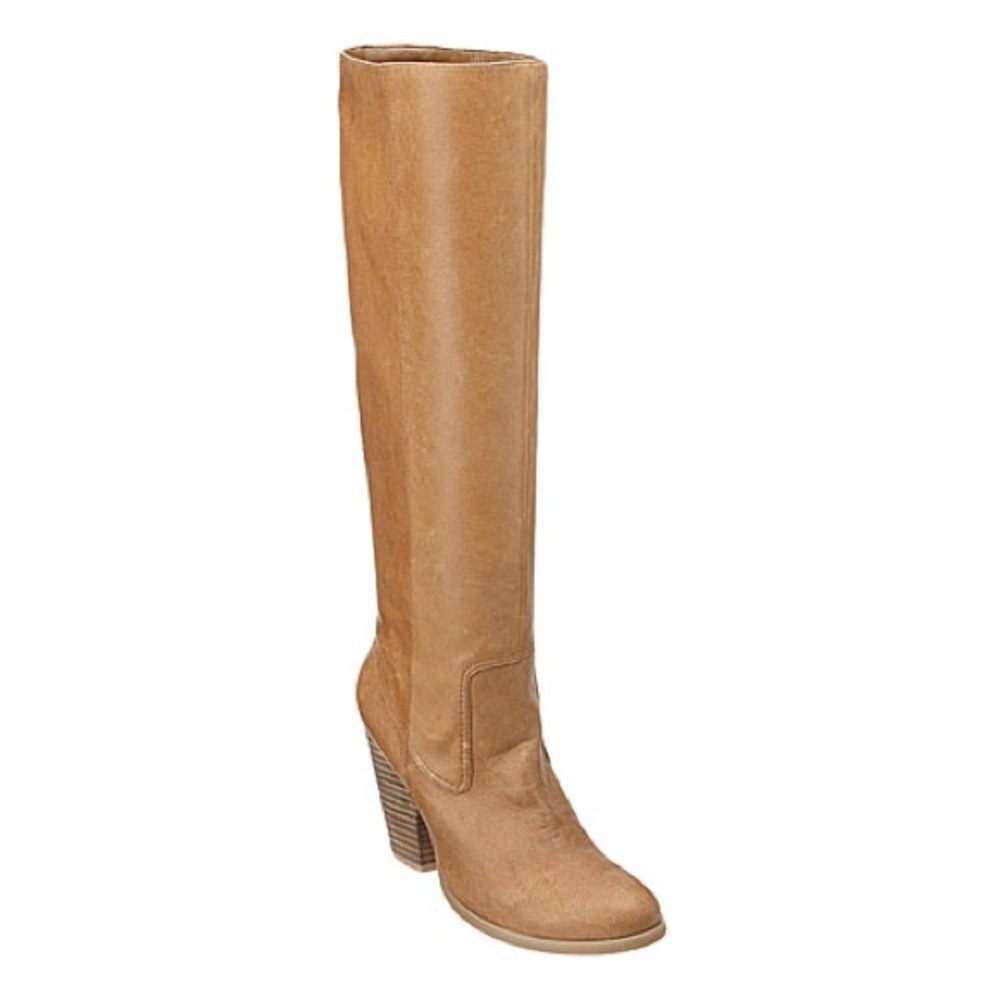 NINE WEST heeled natural boots 8 1/2