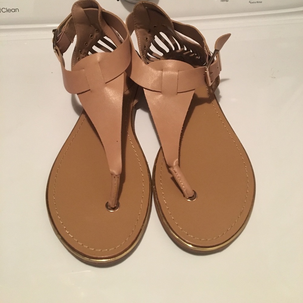 Tan sandals