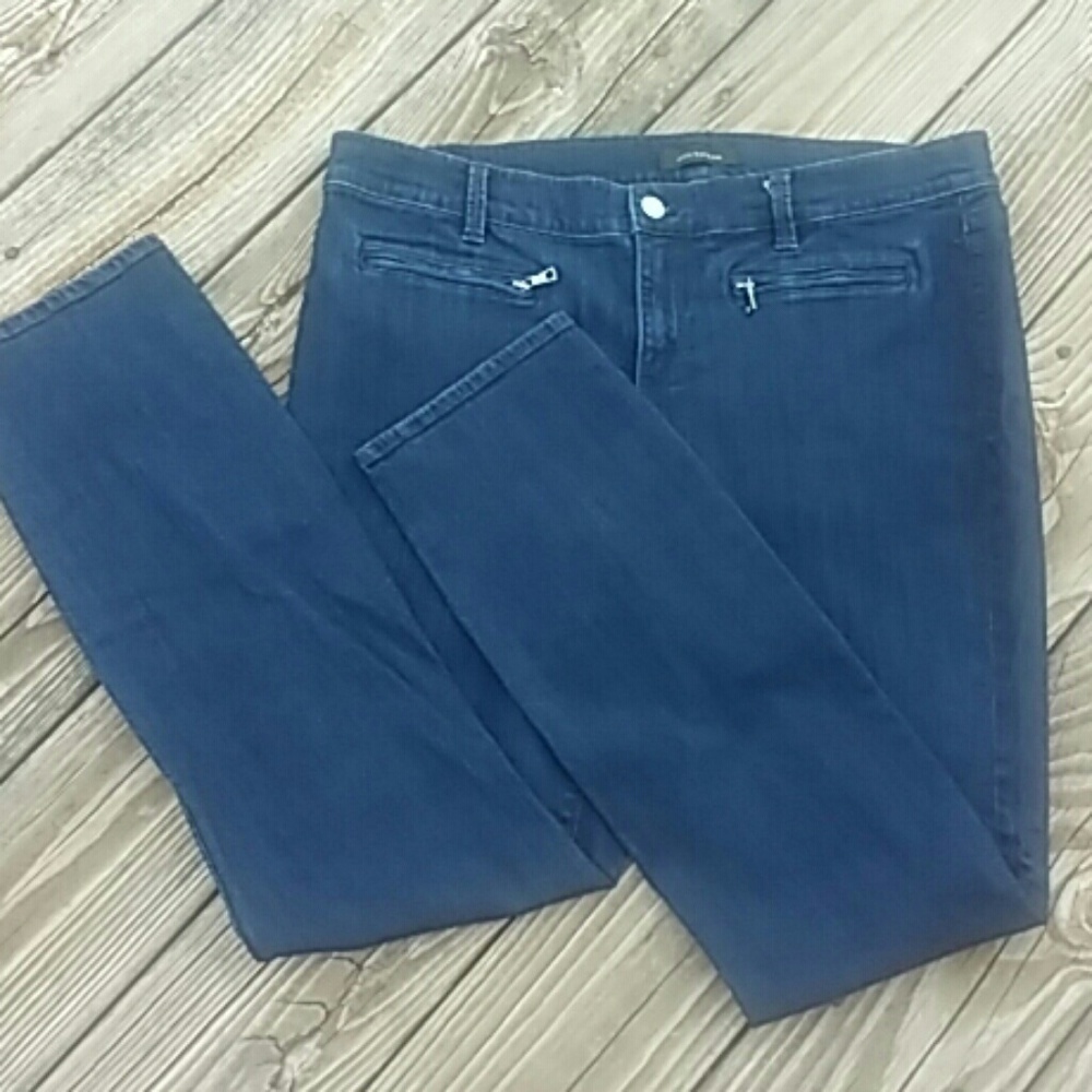 Ann Taylor Dark Wash Skinny Jeans size 14