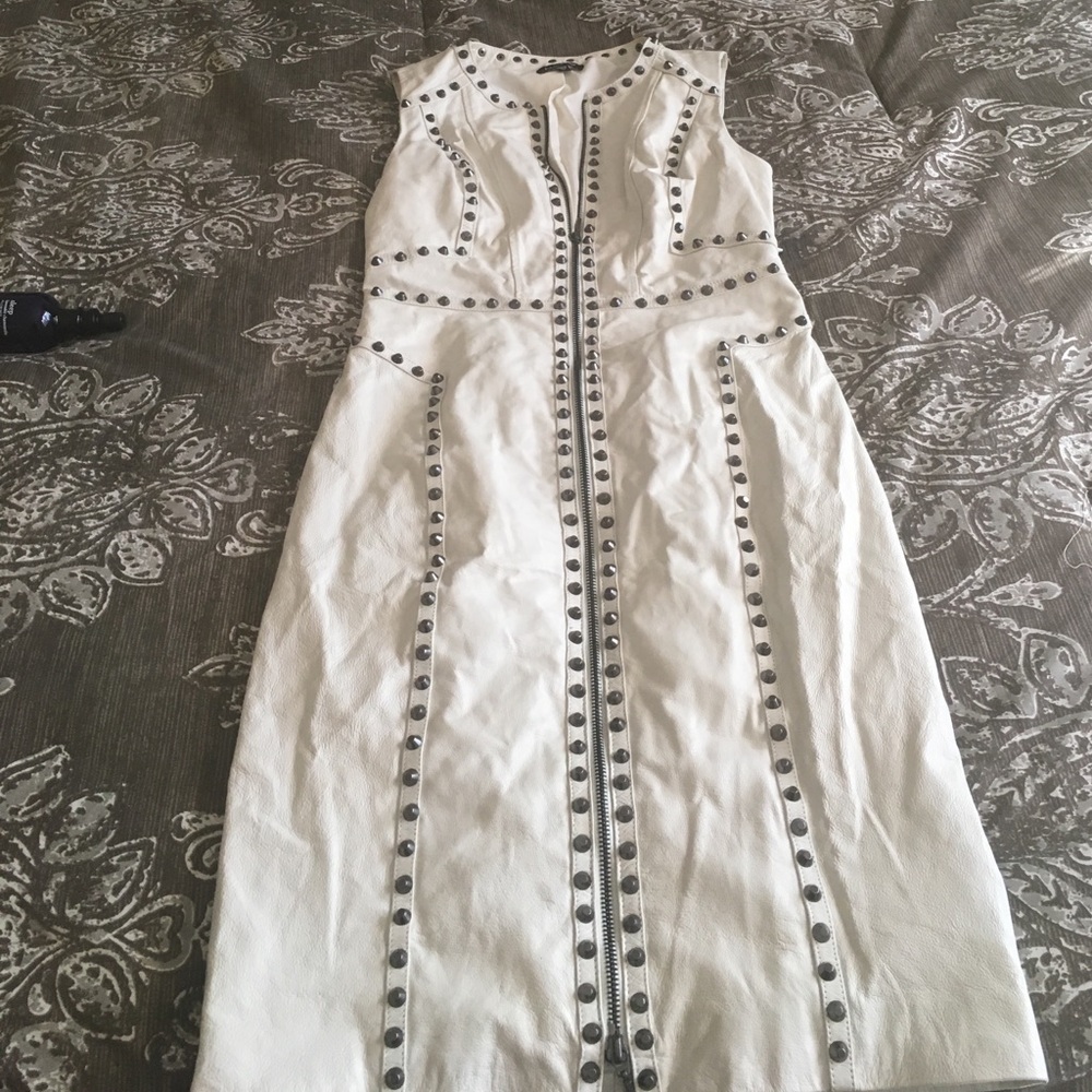 Bebe faux leather dress