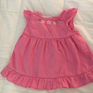Girls pink shirt, 100% cotton 18-24mo