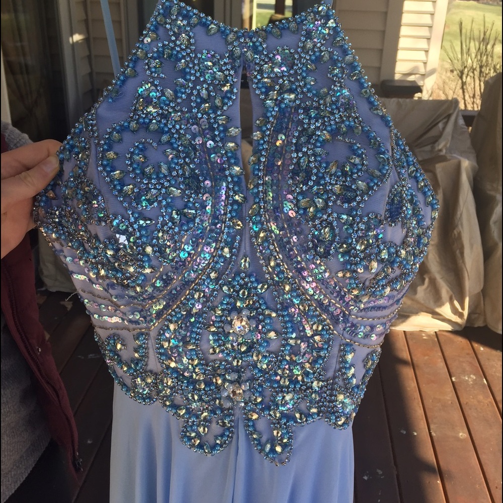 Periwinkle prom dress