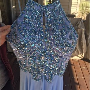 Periwinkle prom dress