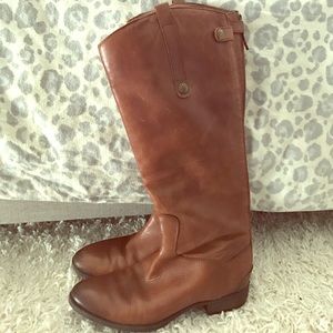 Sam Edelman chestnut equestrian boots!