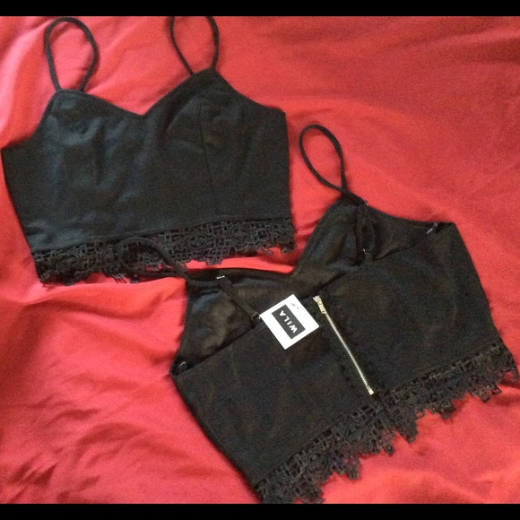 WILA Black Crop Top - Picture 3 of 4