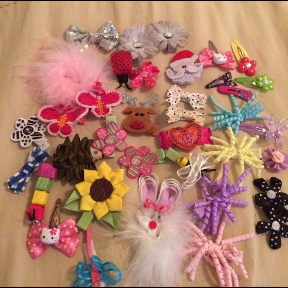 Baby girl hair clips
