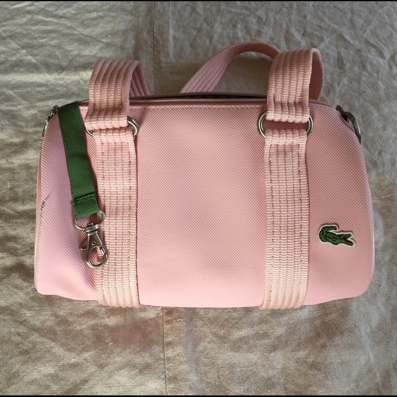 lacoste pink bag