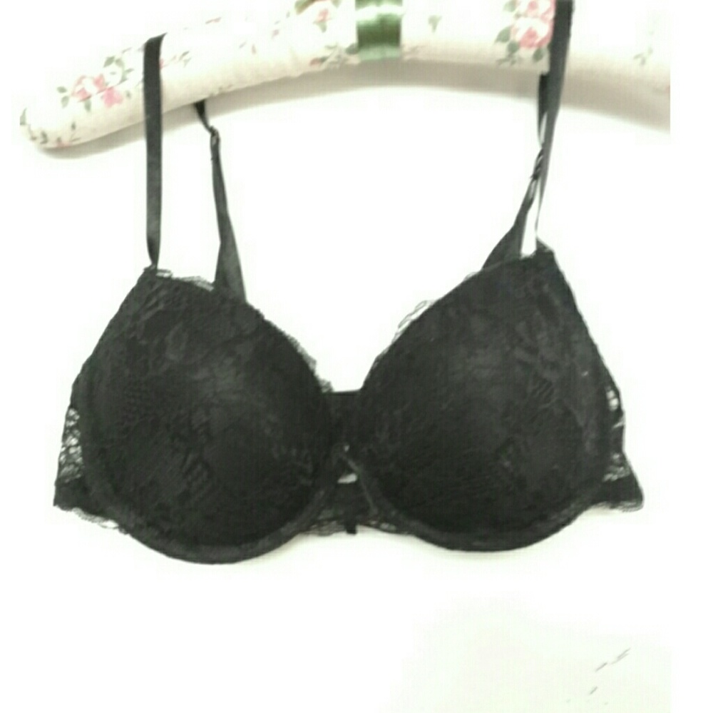 Black Lace Bra