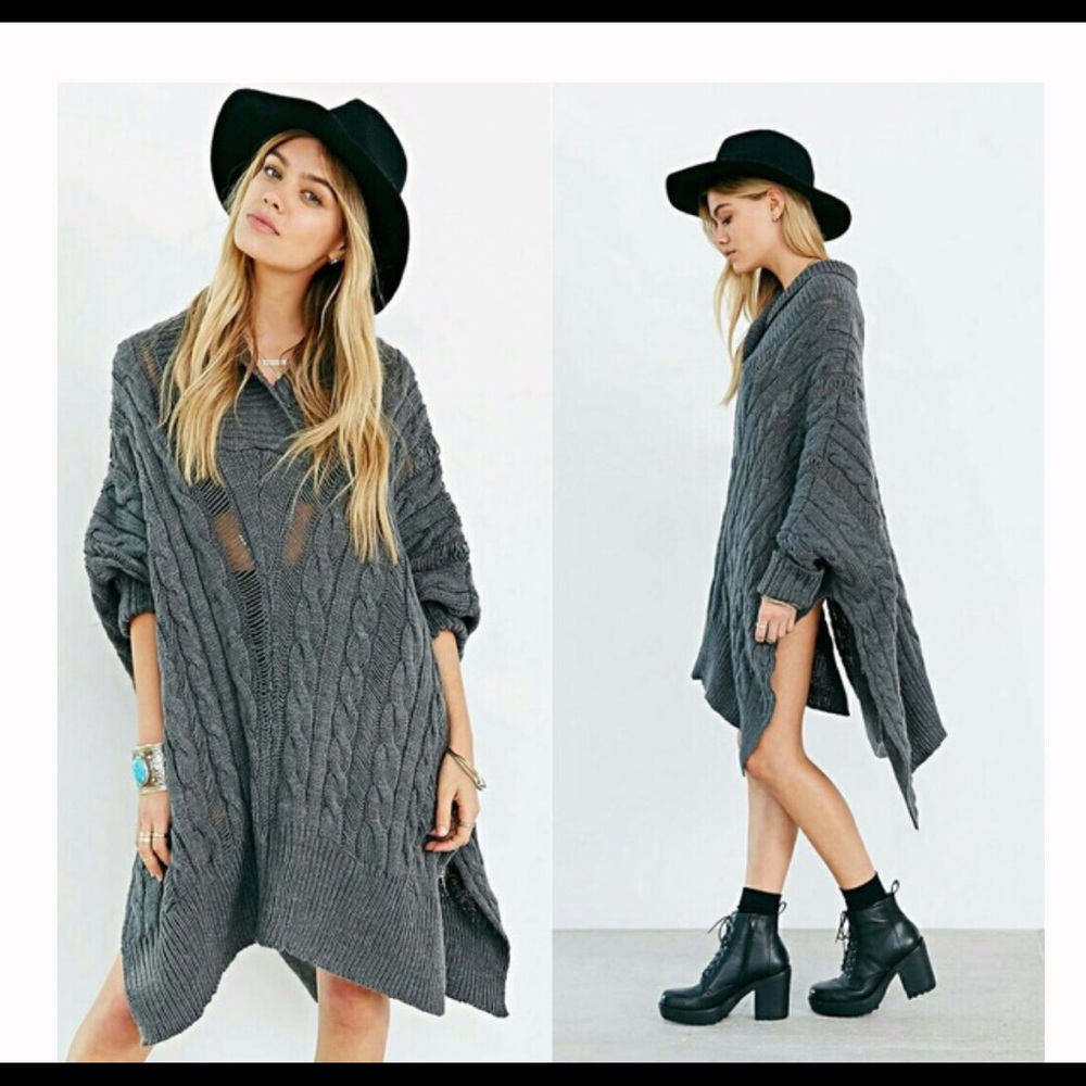 Oversized sweater dress