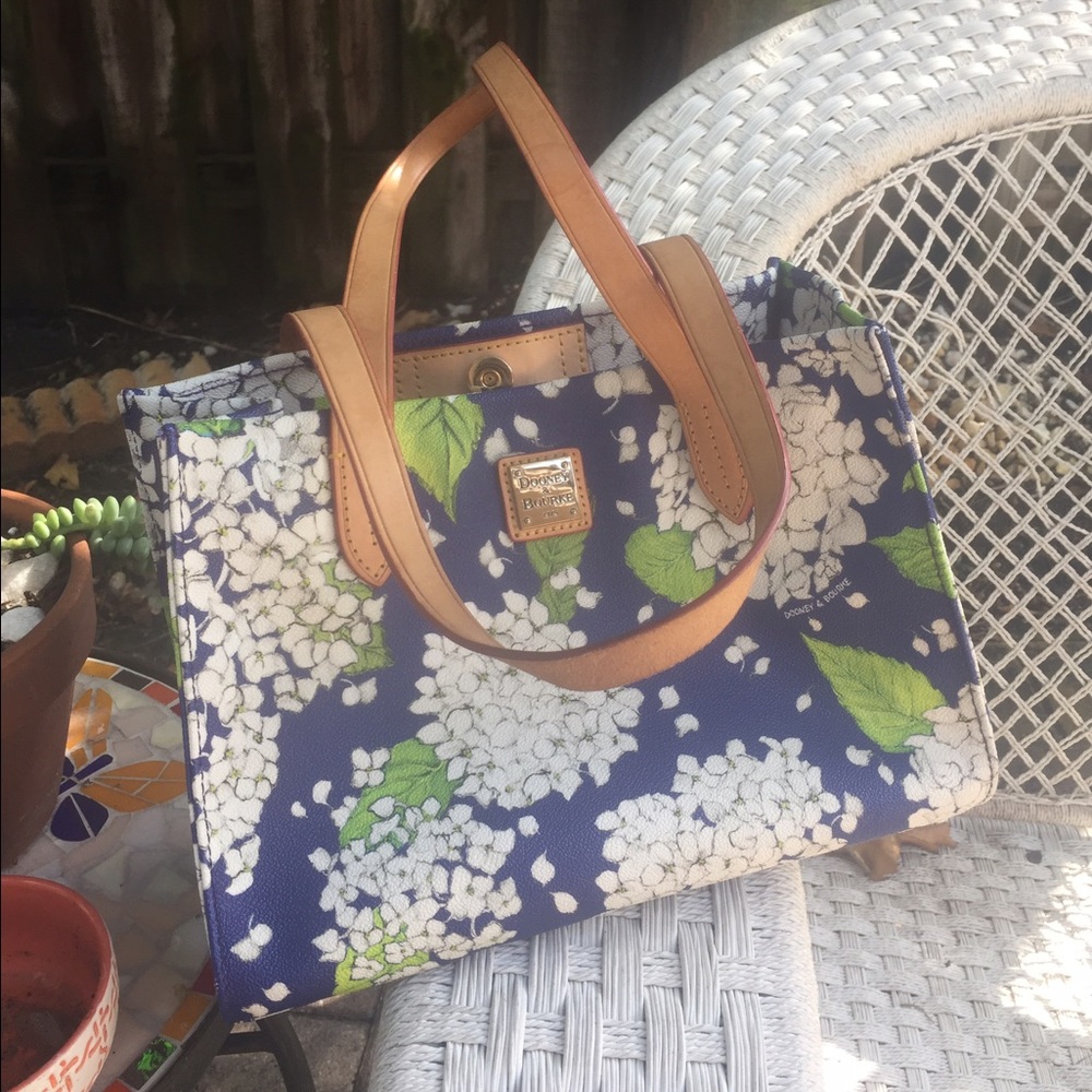 Dooney and Bourke hydrangea handbag