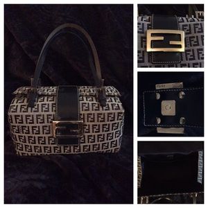Perfect Never used authentic navy Fendi bag