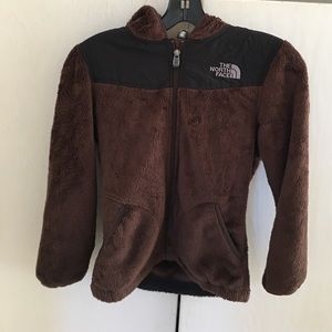 Brown fleece jacket