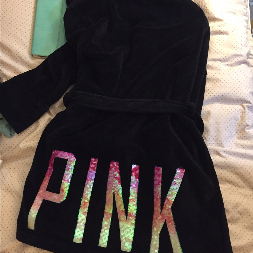 PINK glittering robe