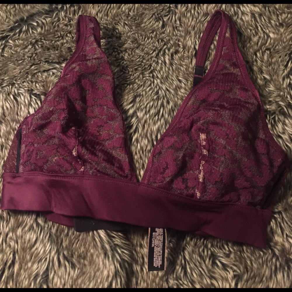Victoria's Secret VerySexy Bralette Leopard Lace S